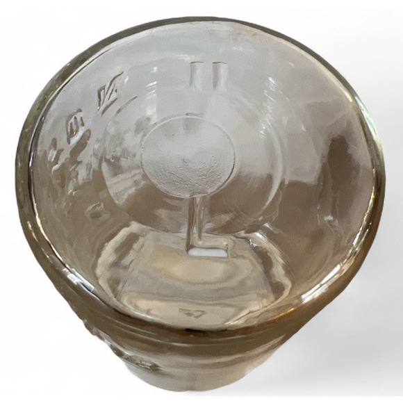 Vtg Glass Atlas Strong Shoulder Mason Jar Straight Side No Lid Clear Glass Retro - Picture 3 of 8